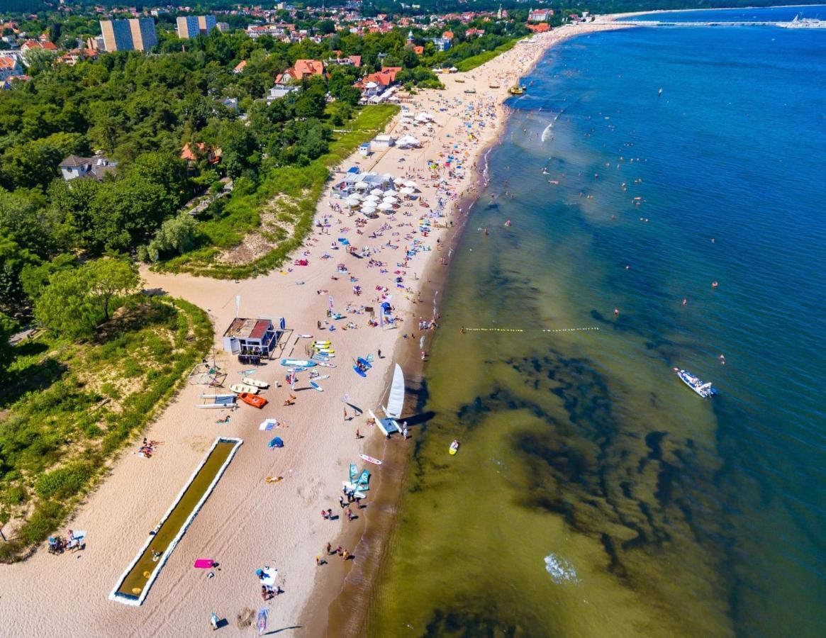 Sopot 34 Przy Plazy Villa Eksteriør billede
